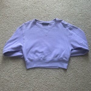 Abercrombie & Fitch Light Purple Sweatshirt
